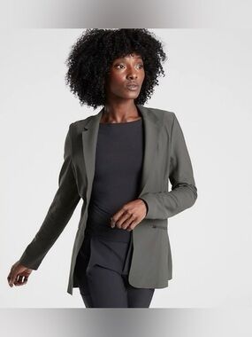 Athleta Interstellar Blazer Women’s 14 Gray